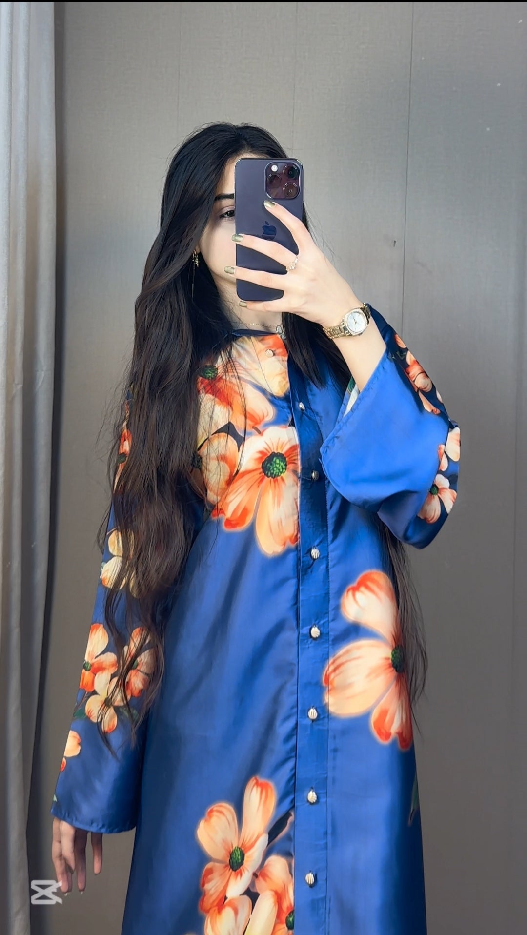 Alhazeh's Floral Silk Maxi